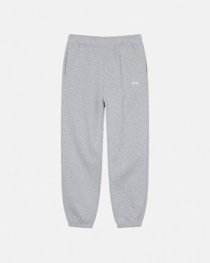 Calça De Moletom Stussy Stock Logo Sweatpant Masculino Cinzentas Portugal | XHH-4650