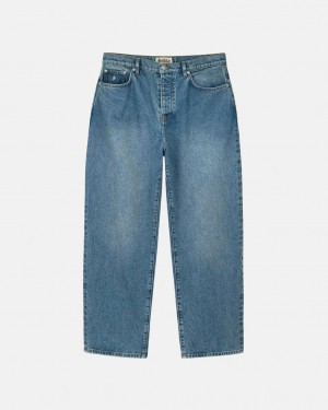 Calças Stussy Big Ol' Jean Denim Feminino Azuis Portugal | PGX-8348