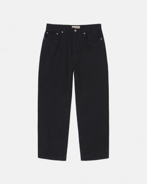 Calças Stussy Big Ol' Jean Overdyed Feminino Pretas Portugal | FMN-8445