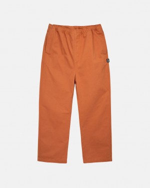 Calças Stussy Brushed Beach Pant Feminino Marrom Portugal | PUA-0530