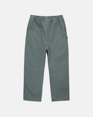 Calças Stussy Brushed Beach Pant Feminino Verdes Portugal | RHU-9823