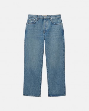 Calças Stussy Classicos Jean Denim Masculino Azuis Portugal | BIT-6375