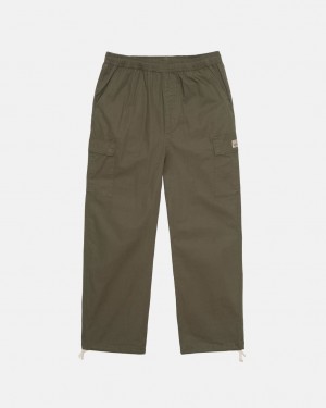 Calças Stussy Ripstop Cargo Beach Pant Feminino Verde Oliva Portugal | QDS-4534