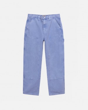 Calças Stussy Trabalho Pant Lona Feminino Roxo Portugal | TFS-3710