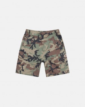 Calção Stussy Ripstop Cargo Beach Curta Feminino Camufladas Portugal | DOH-5347