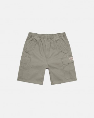 Calção Stussy Ripstop Cargo Beach Curta Feminino Verde Oliva Portugal | HPU-0425