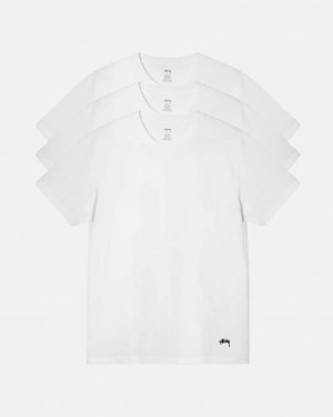 Camisas Stussy Stussy Undershirt Feminino Branco Portugal | AHR-1735