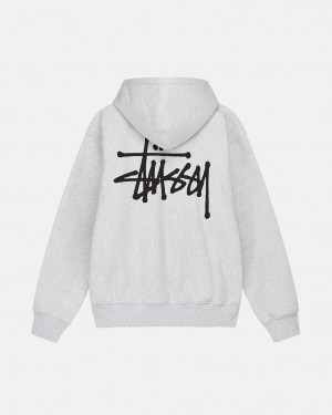 Hoodie Stussy Basic Stussy Hoodie Masculino Cinzentas Portugal | NOM-0952