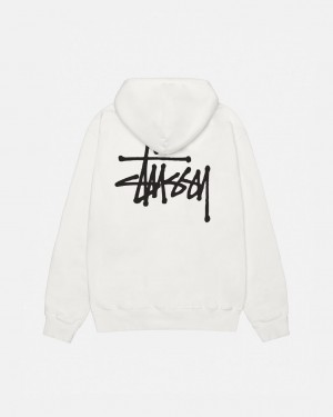 Hoodie Stussy Basic Stussy Hoodie Pigment Dyed Masculino Bege Portugal | UVX-6075