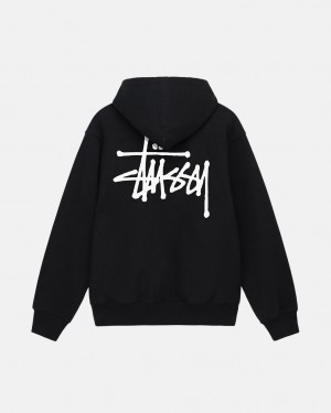 Hoodie Stussy Basic Stussy Hoodie Feminino Pretas Portugal | XWO-5232