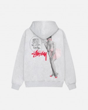 Hoodie Stussy Skate Tough Hoodie Feminino Cinzentas Portugal | SKZ-0781