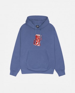 Hoodie Stussy Soda Can Hoodie Feminino Azul Marinho Azuis Portugal | PWN-0557