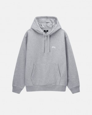 Hoodie Stussy Stock Logo Hoodie Feminino Cinzentas Portugal | EFL-7856