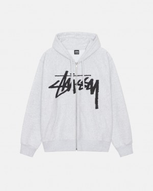 Sweatshirts Stussy Venus Zip Hood Feminino Cinzentas Portugal | PVF-0999