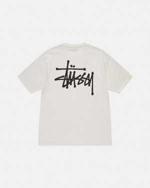 T Shirts Stussy Basic Stussy Tee Feminino Bege Portugal | BCK-6051