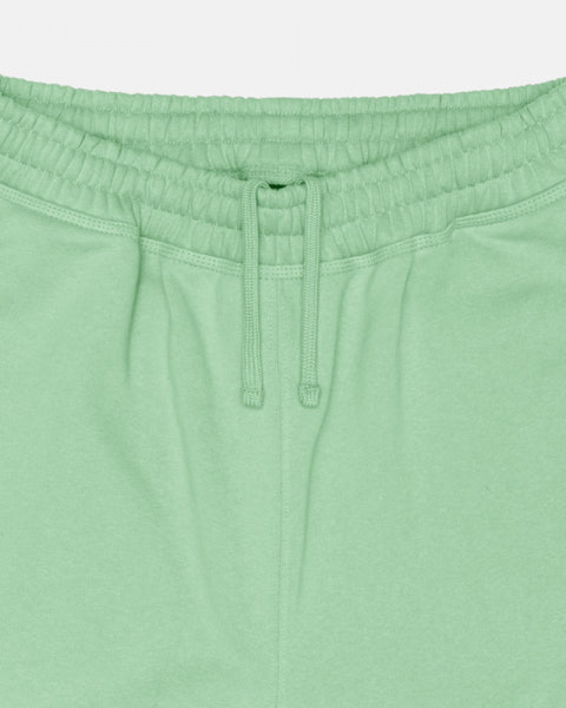 Calça De Moletom Stussy Stock Logo Sweatpant Masculino Verdes Portugal | EEN-1906