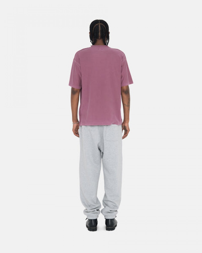 Calça De Moletom Stussy Stock Logo Sweatpant Masculino Cinzentas Portugal | XHH-4650