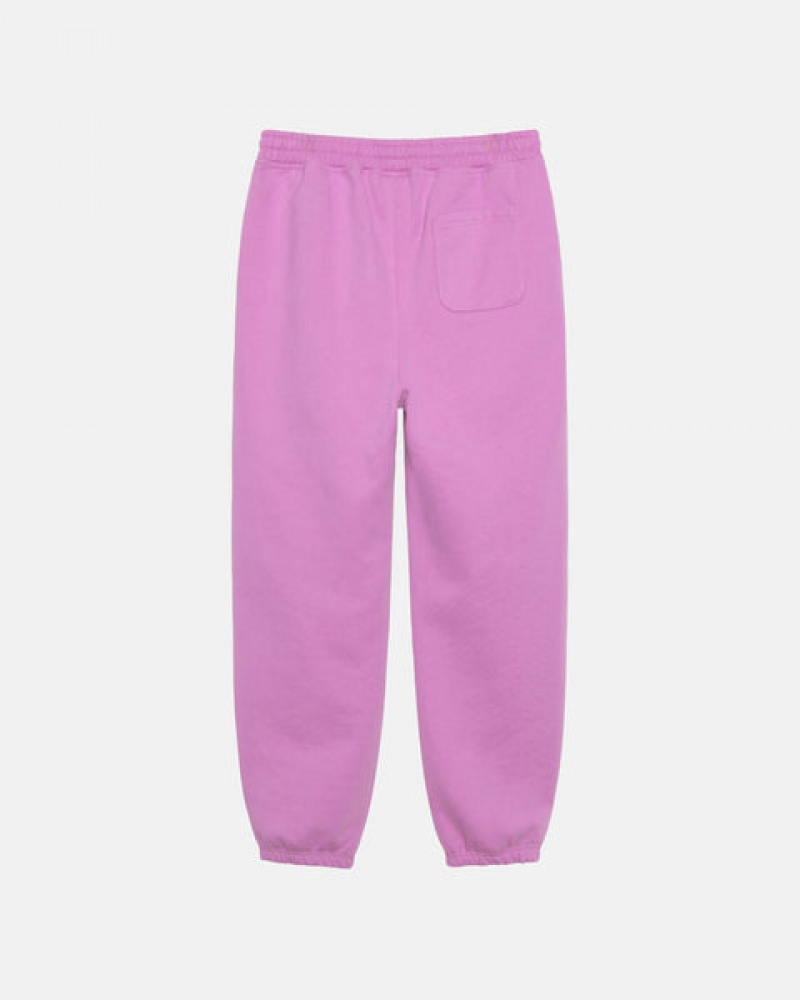 Calça De Moletom Stussy Stock Logo Sweatpant Masculino Roxo Portugal | KBN-4376