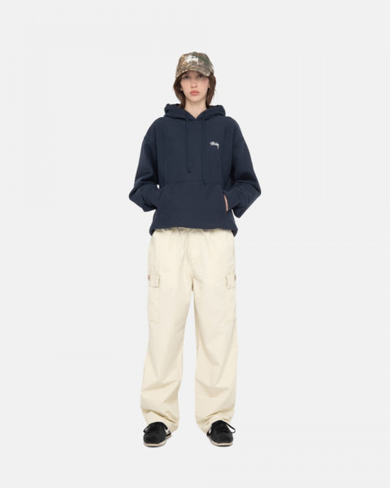 Calças Stussy Beach Pant Ripstop Cargo Feminino Creme Portugal | AEG-7860