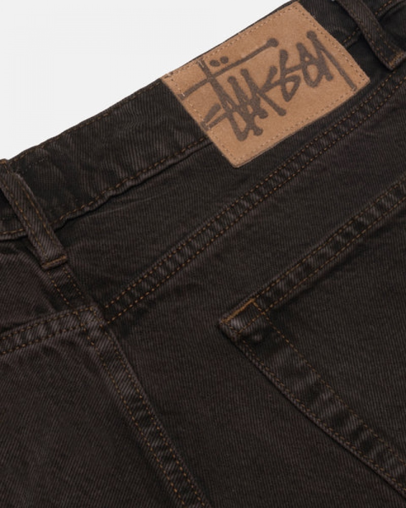 Calças Stussy Big Ol' Jean Denim Feminino Pretas Portugal | VRI-2588