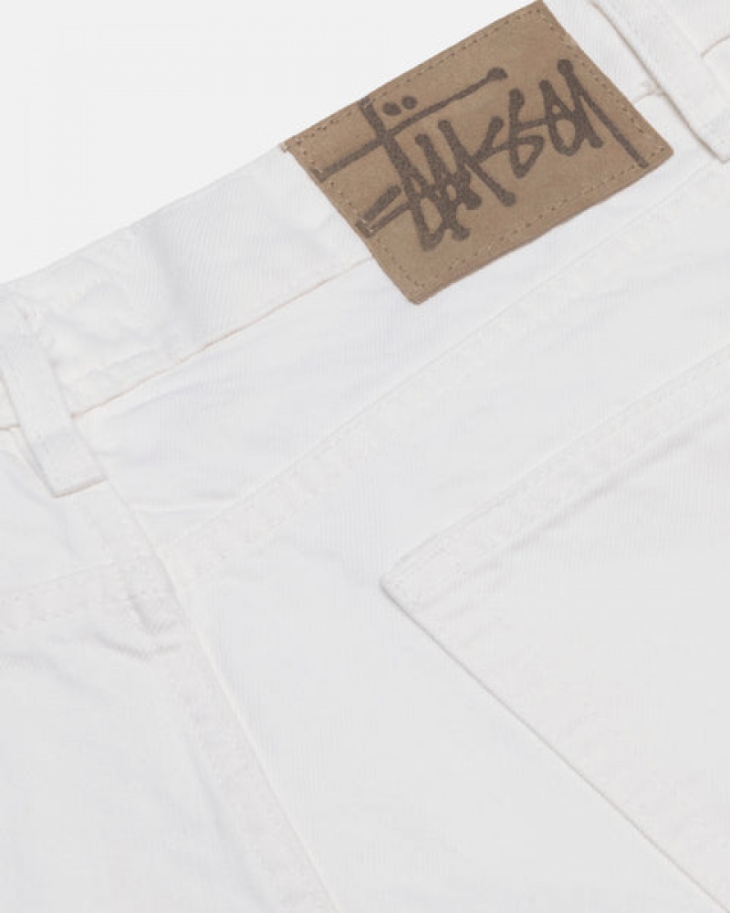 Calças Stussy Big Ol' Jean Overdyed Feminino Bege Portugal | LNX-6334