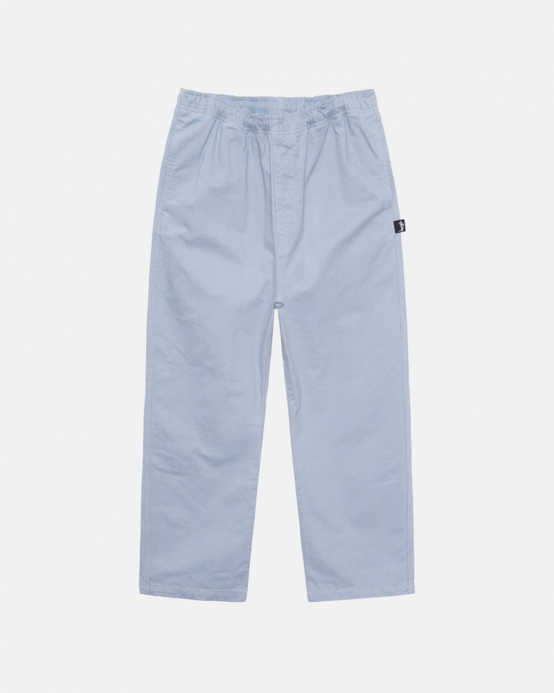 Calças Stussy Brushed Beach Pant Feminino Azuis Portugal | CRY-1226