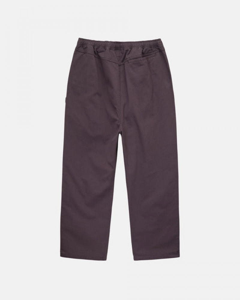 Calças Stussy Brushed Beach Pant Feminino Bordeaux Portugal | JMD-2185