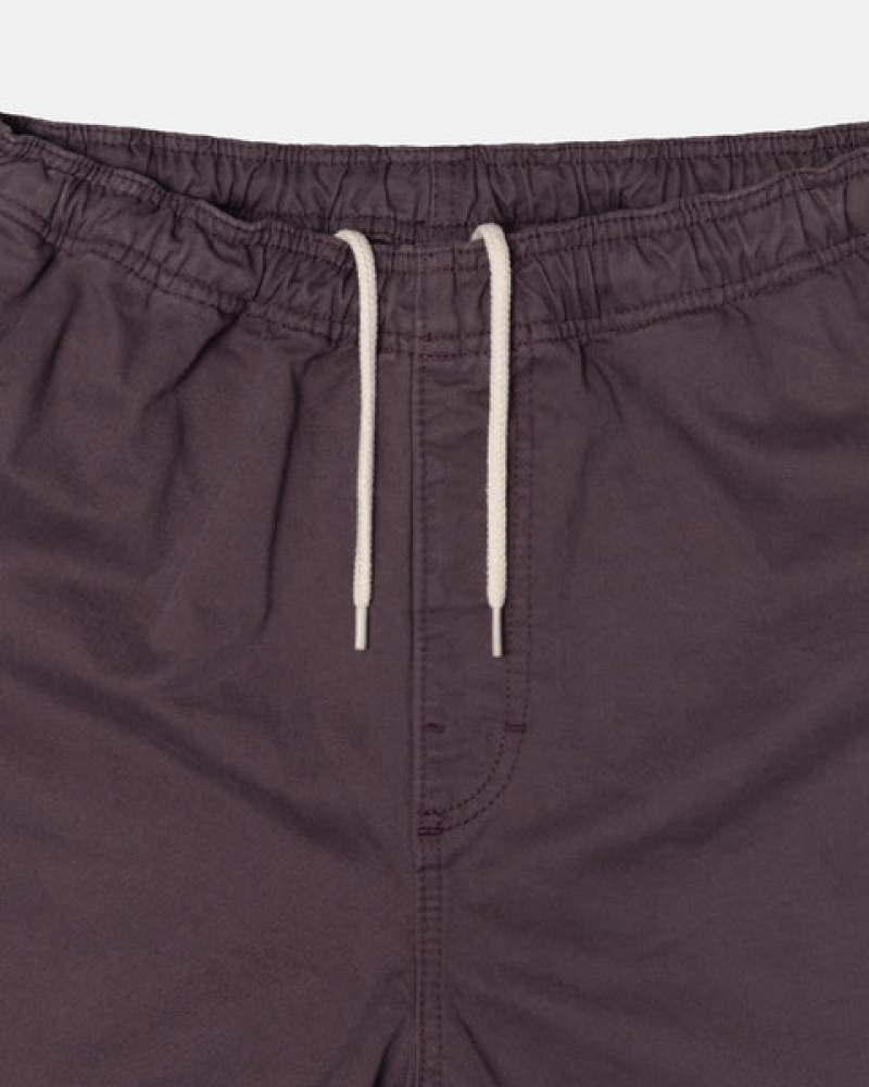 Calças Stussy Brushed Beach Pant Feminino Bordeaux Portugal | JMD-2185