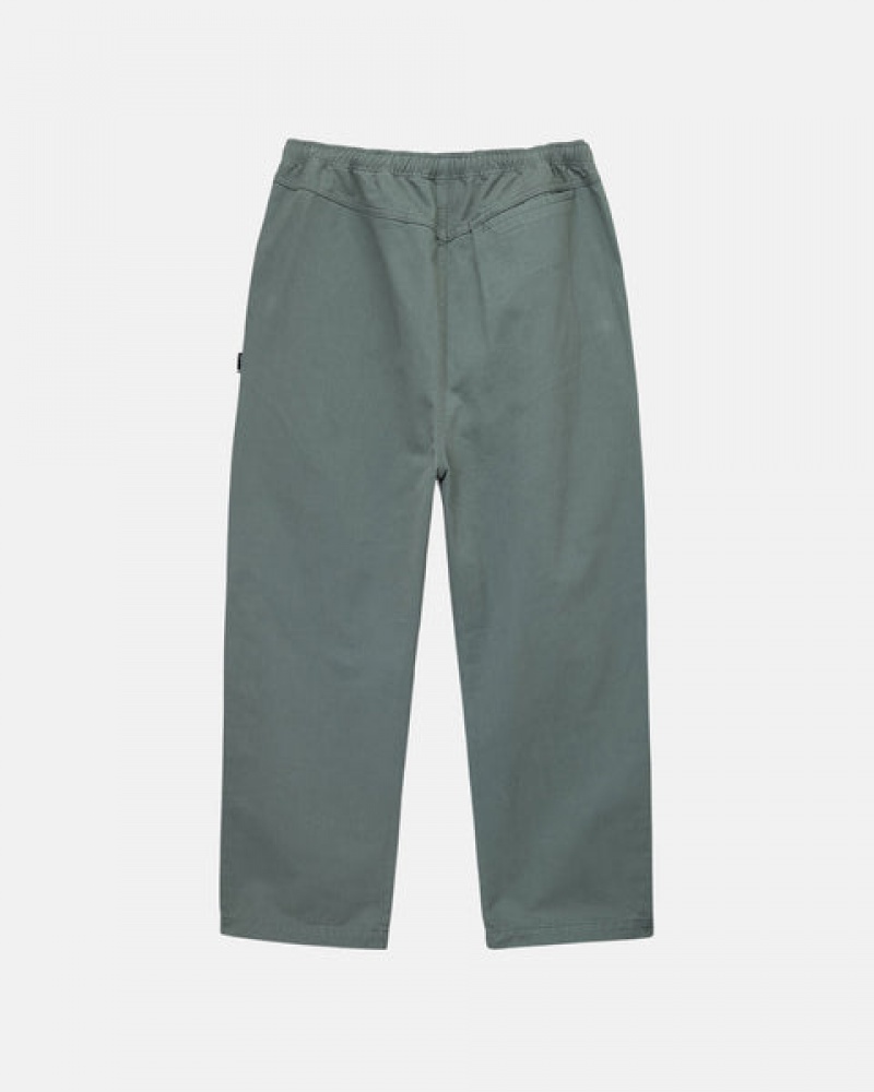 Calças Stussy Brushed Beach Pant Feminino Verdes Portugal | RHU-9823