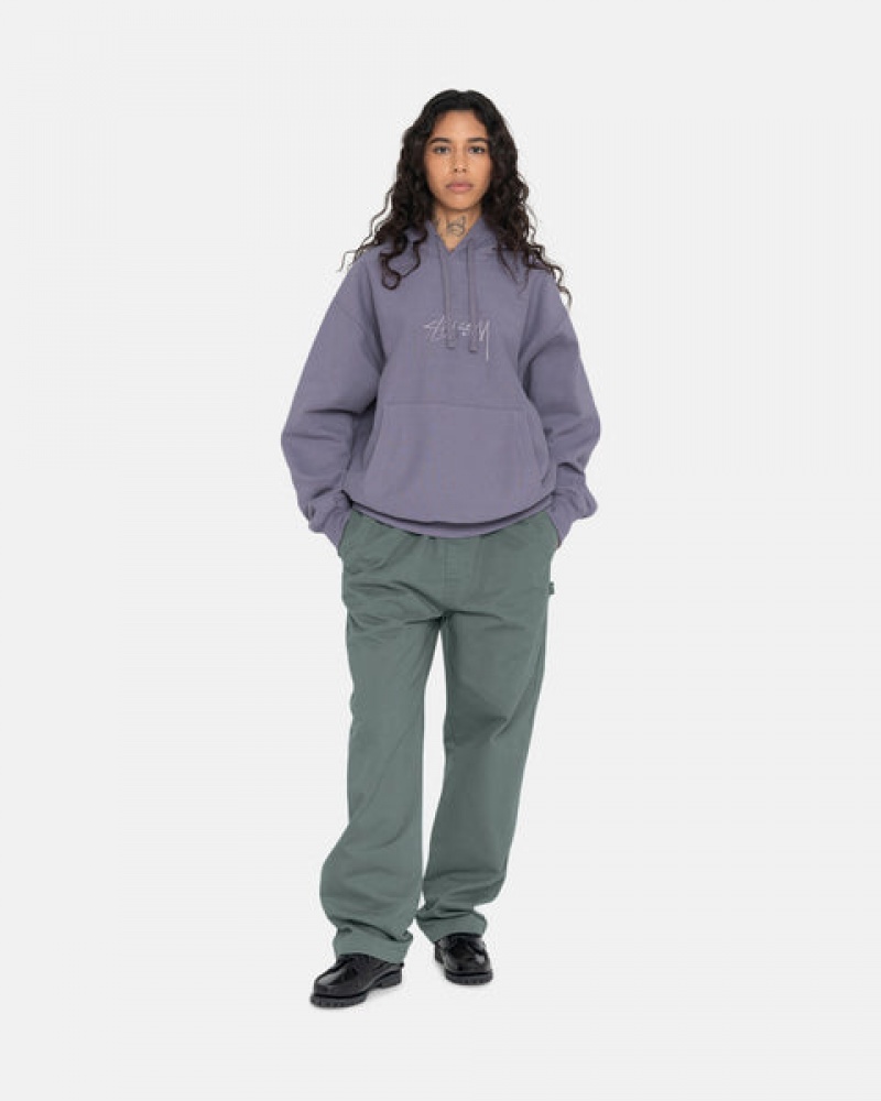 Calças Stussy Brushed Beach Pant Feminino Verdes Portugal | RHU-9823