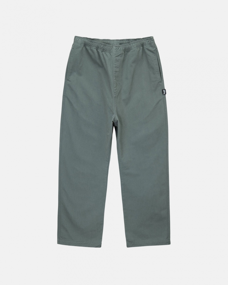 Calças Stussy Brushed Beach Pant Feminino Verdes Portugal | RHU-9823