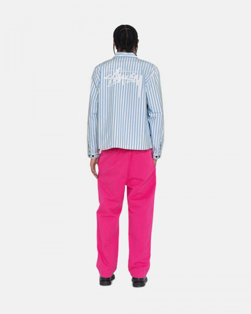 Calças Stussy Brushed Beach Pant Feminino Rosa Portugal | GPP-0041