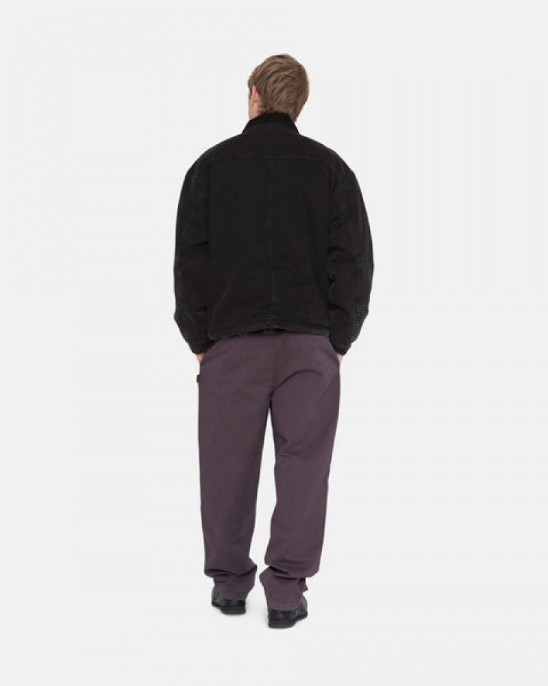 Calças Stussy Brushed Beach Pant Masculino Bordeaux Portugal | AFR-5500