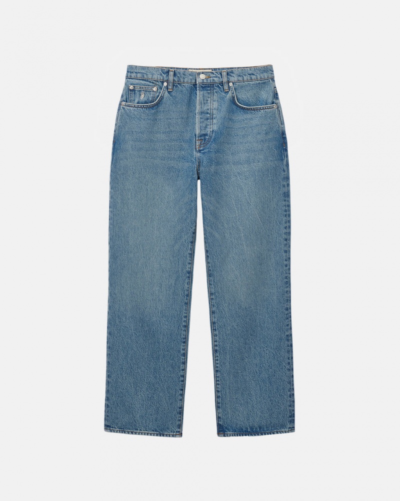 Calças Stussy Classicos Jean Denim Feminino Azuis Portugal | LKY-8103