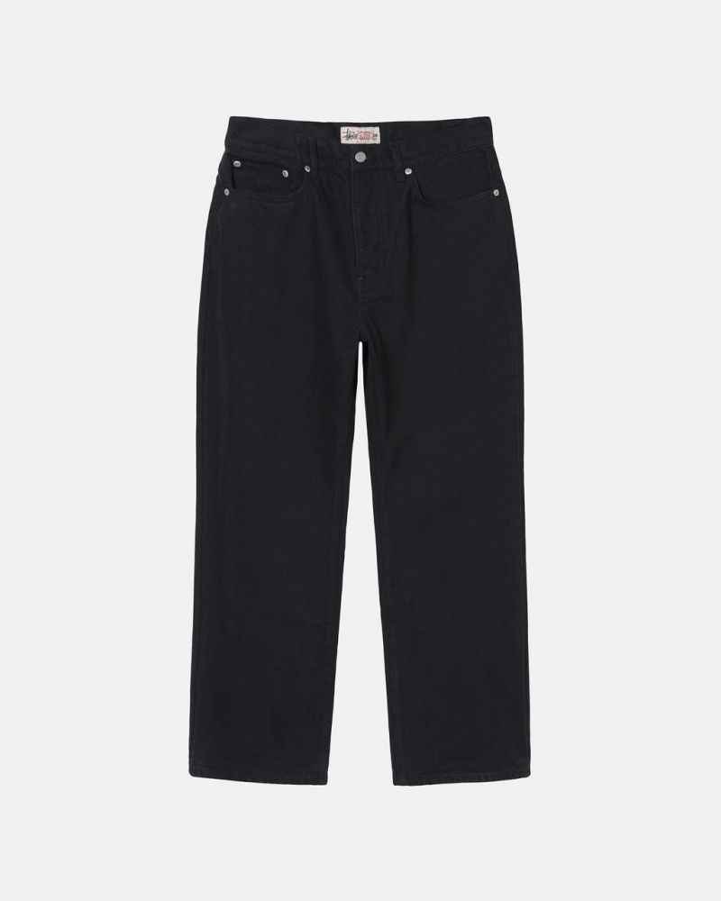 Calças Stussy Classicos Jean Overdyed Feminino Pretas Portugal | PHQ-7891