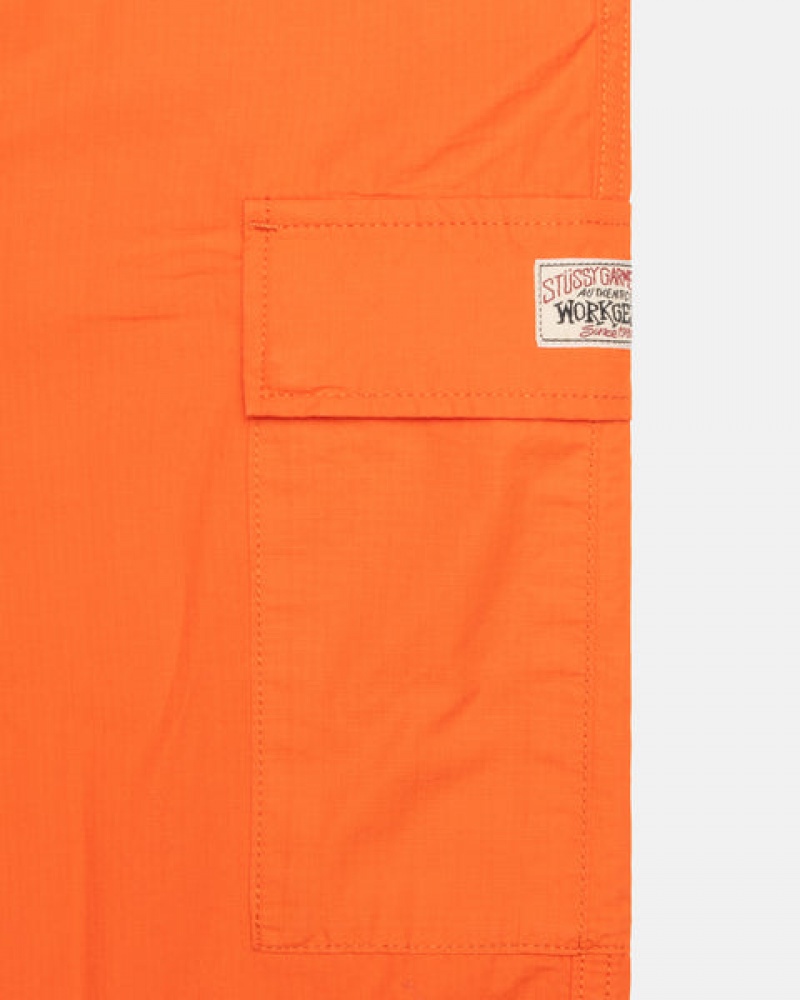 Calças Stussy Ripstop Cargo Beach Pant Feminino Laranja Portugal | XZK-6171