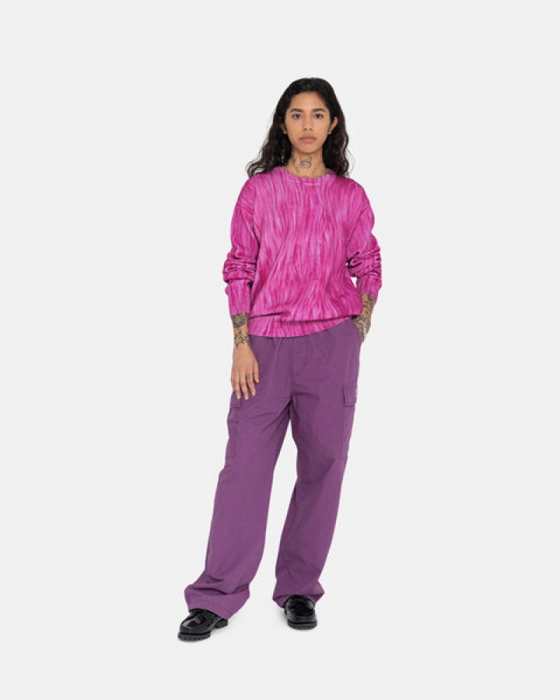 Calças Stussy Ripstop Cargo Beach Pant Feminino Roxo Portugal | JIX-7202