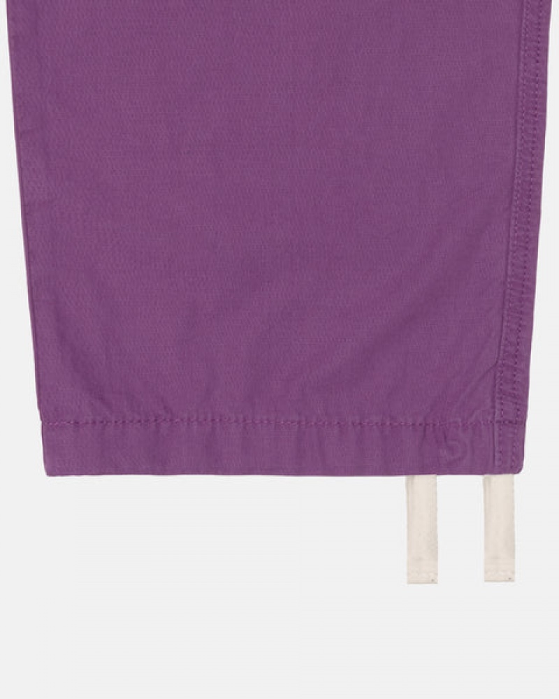 Calças Stussy Ripstop Cargo Beach Pant Feminino Roxo Portugal | JIX-7202