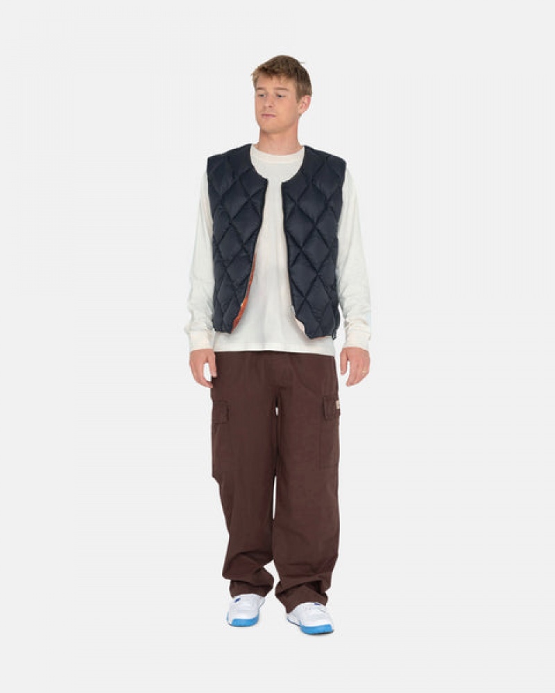 Calças Stussy Ripstop Cargo Beach Pant Masculino Marrom Portugal | VVU-0201