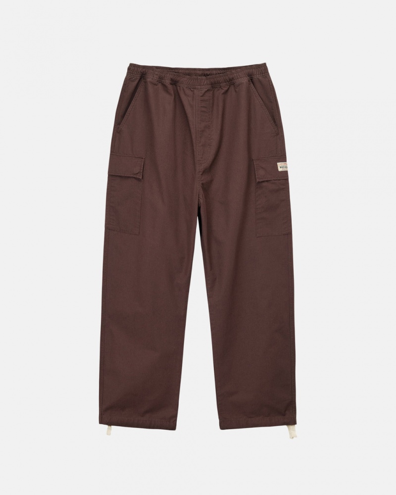 Calças Stussy Ripstop Cargo Beach Pant Masculino Marrom Portugal | VVU-0201