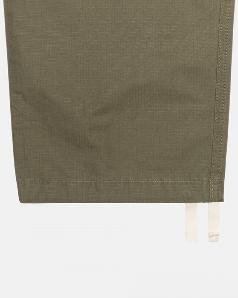 Calças Stussy Ripstop Cargo Beach Pant Masculino Verde Oliva Portugal | YRN-9232