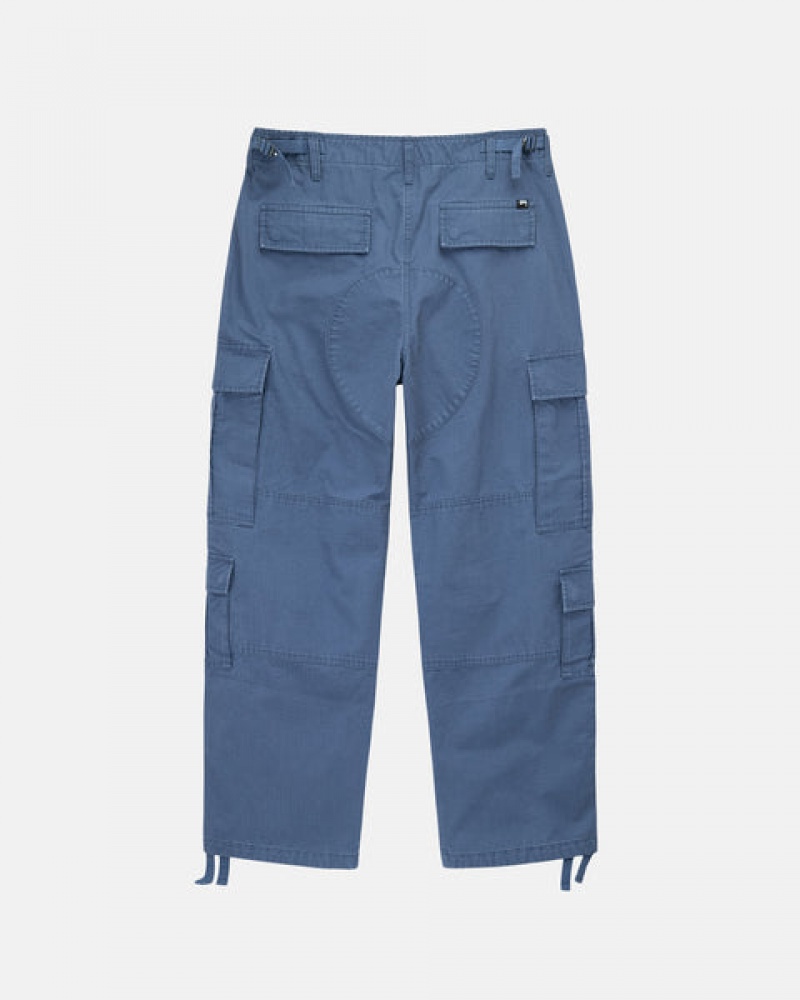 Calças Stussy Ripstop Surplus Cargo Masculino Azuis Portugal | HHV-1109