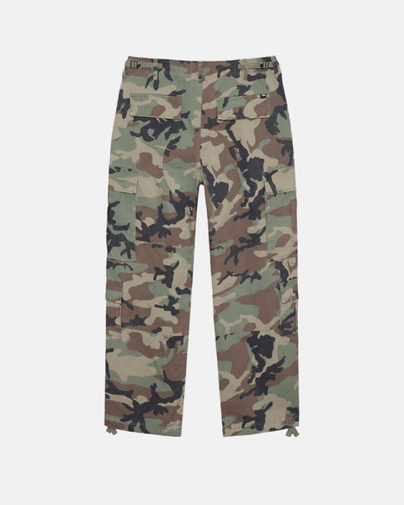 Calças Stussy Surplus Cargo Ripstop Feminino Camufladas Portugal | GIG-1302