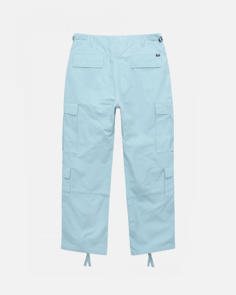 Calças Stussy Surplus Cargo Ripstop Feminino Luz Azuis Portugal | RKW-4477