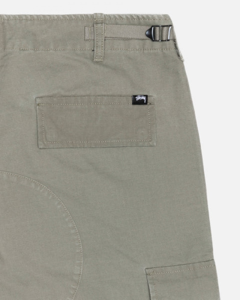 Calças Stussy Surplus Cargo Ripstop Feminino Verde Oliva Portugal | QVW-3959