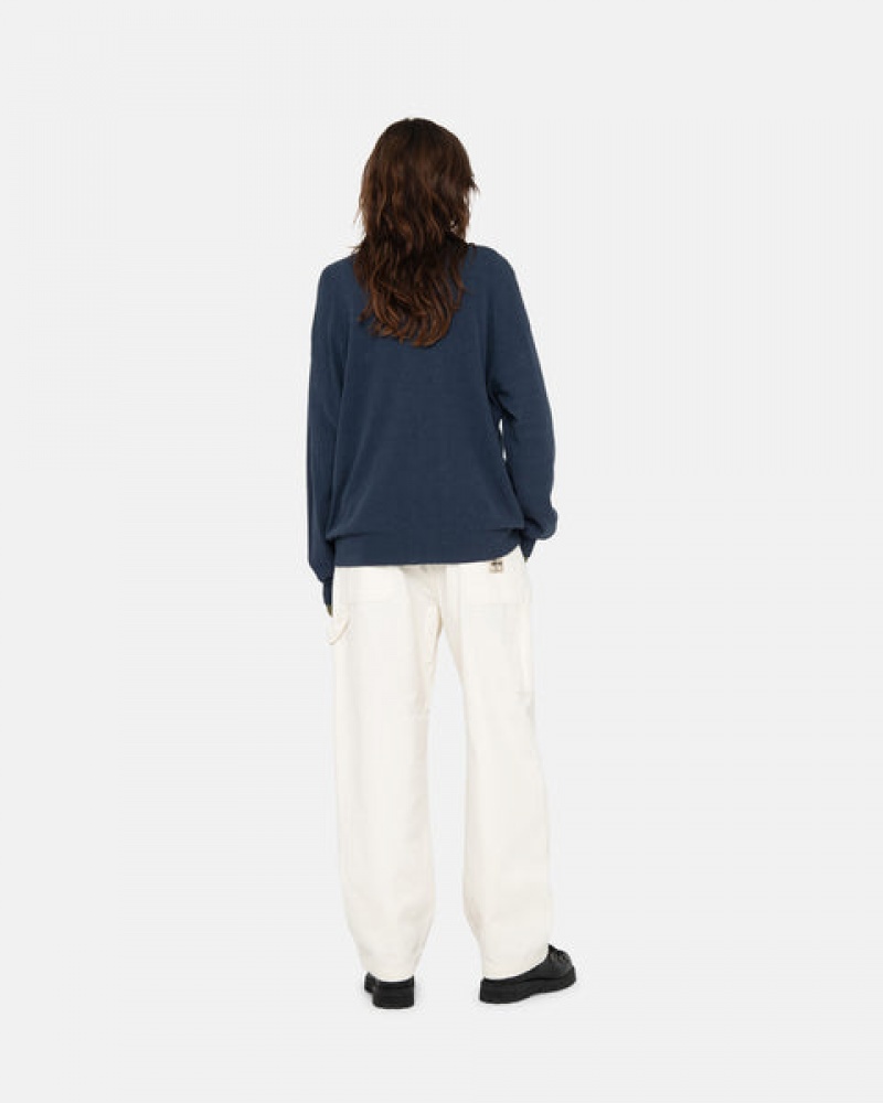 Calças Stussy Trabalho Pant Lona Feminino Bege Portugal | OPS-4657