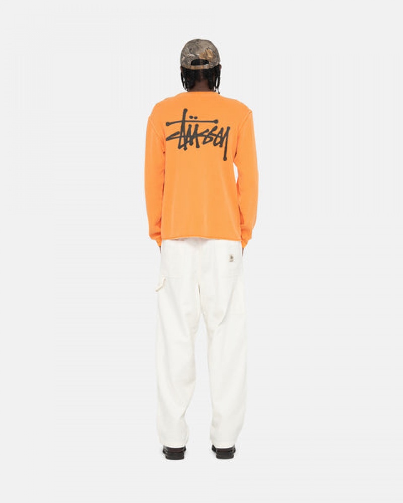 Calças Stussy Trabalho Pant Lona Feminino Bege Portugal | OPS-4657