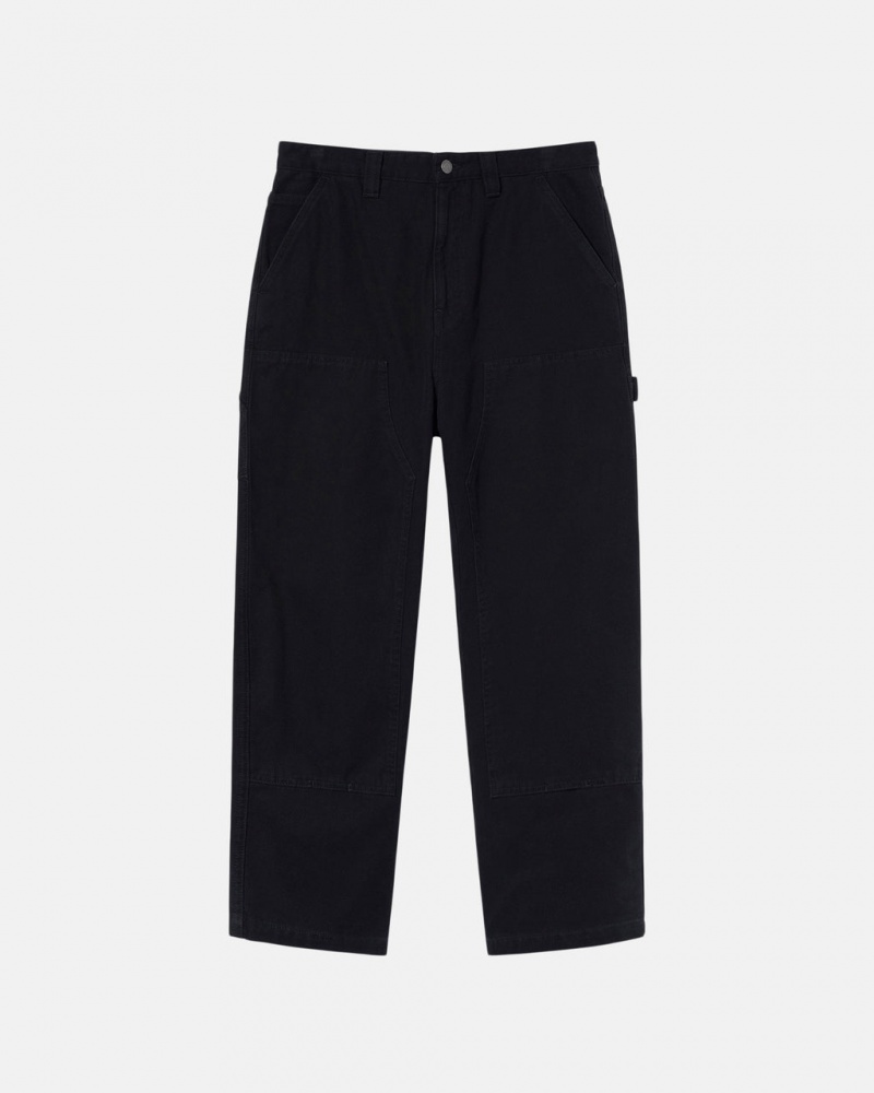 Calças Stussy Trabalho Pant Lona Feminino Pretas Portugal | VYD-9809