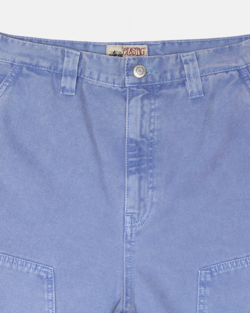 Calças Stussy Trabalho Pant Lona Feminino Roxo Portugal | TFS-3710