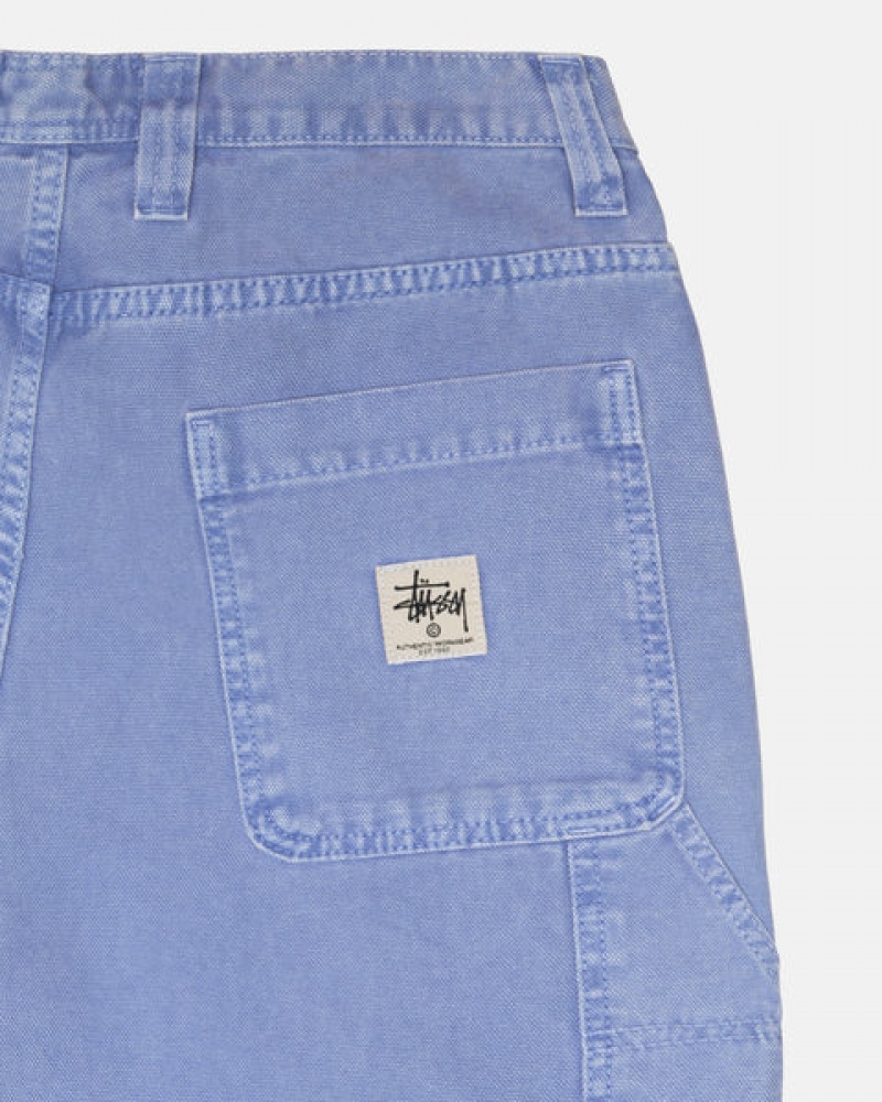 Calças Stussy Trabalho Pant Lona Feminino Roxo Portugal | TFS-3710